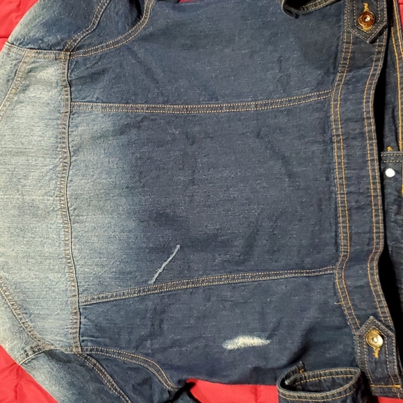 Liquid jean jacket,size LG - Picture 8 of 11